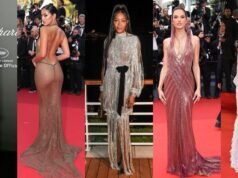 Moda festa com brilho: look de famosas em Cannes trazem vestidos exuberantes e corpo à mostra