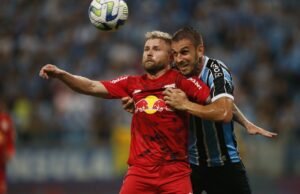 Em jogo de duas viradas, Grêmio e Bragantino empatam no Brasileirão