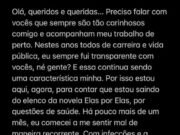 Monica Iozzi abandona novela da Globo por problemas de saúde
