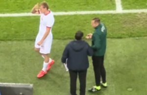 Em caso inusitado, atacante da Polônia é barrado de entrar contra Portugal