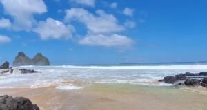 Homem é detido e multado em R$ 10 mil após de pichar monumentos naturais em Fernando de Noronha | Viver Noronha