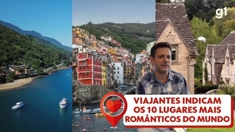 Viajantes indicam os 10 lugares mais românticos do mundo; Brasil tem cidade na lista